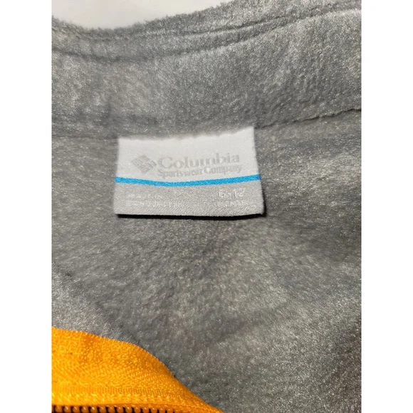Infant Columbia Fleece Jacket Gray/Orange - Picture 2 of 2